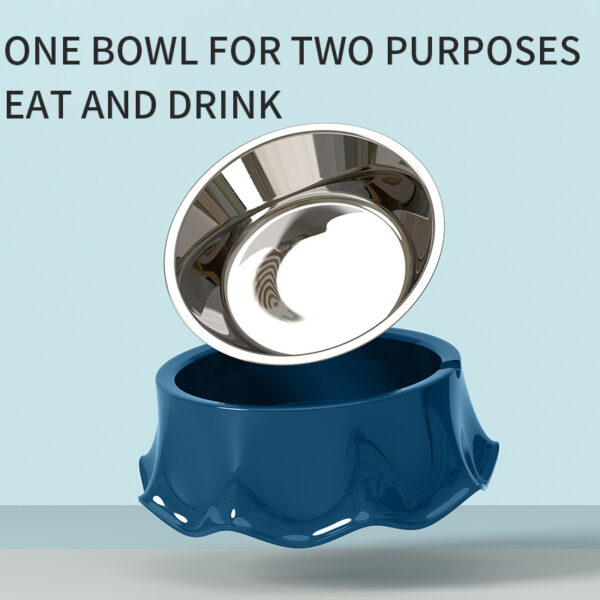 Pet Cat Dog Bowl For Food And Water, Stainless Steel Pet Feeding Bowl, Cat Bowls Non-Slip Stainless Steel Small Cat Food Bowls Durable Non-Skid Insulated Heavy Duty With Rubber Bottom - Image 8