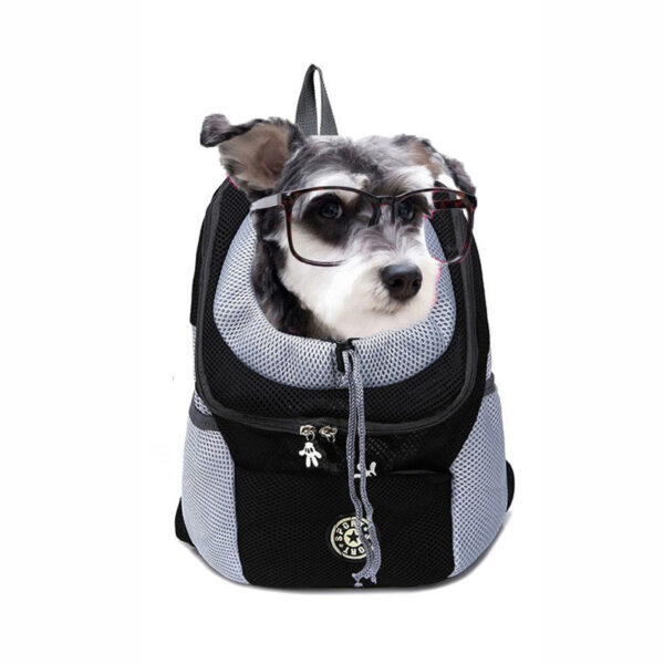 Pet Dog Carrier Bag Carrier For Dogs Backpack Out Double Shoulder Portable Travel Backpack Outdoor Pet Dog Carrier Bag Mesh - Image 10