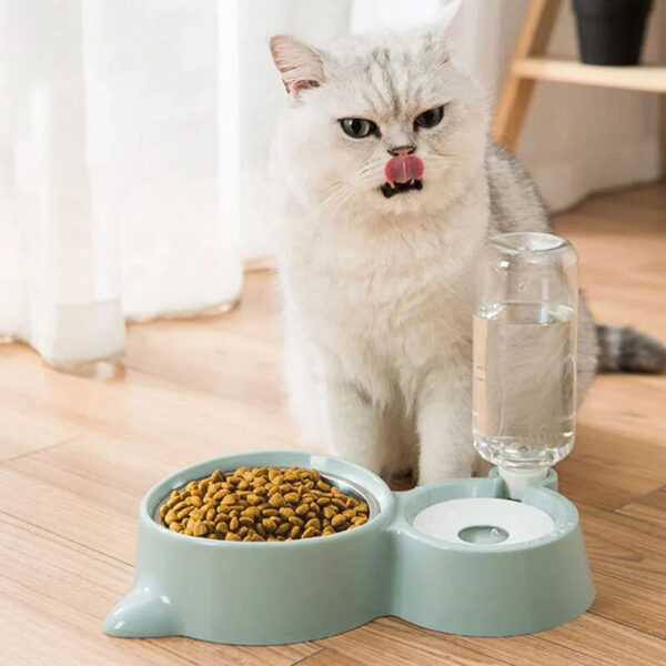 Pet Dog Cat Bowl Fountain Automatic Food Water Feeder Container For Cats Dogs Drinking Pet Articles  Pet Cat Water Dispenser, Automatic Gravity Cat Water Bowl - Image 7