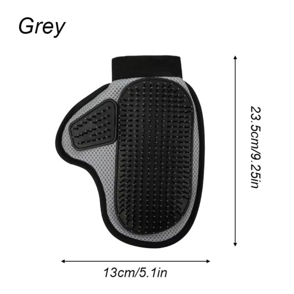 Cat Hair Removal Glove Pet Supplies Bath Massage Jerking Gloves Cat Dog Massage Bathing Cleaning Grooming Supplies Silicone Hair Sticking Removal Brush - Image 3