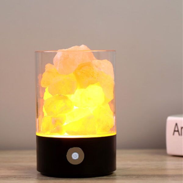 USB Crystal Light Himalayan Salt LED Lamp - Image 9