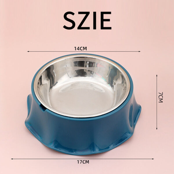 Pet Cat Dog Bowl For Food And Water, Stainless Steel Pet Feeding Bowl, Cat Bowls Non-Slip Stainless Steel Small Cat Food Bowls Durable Non-Skid Insulated Heavy Duty With Rubber Bottom - Image 4