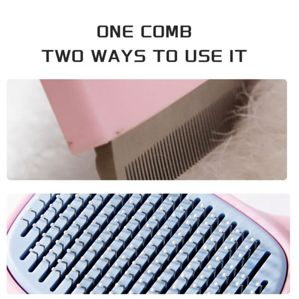 Pet Grooming Brush Dog Deshedding Brush For Large Dogs, Dematting Comb De-shedding Tool For Hair Cats, Pet Hair Grooming Brush Reduces Shedding, Great For Short To Long Hair Breeds - Image 2